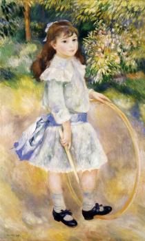 皮埃爾 奧古斯特 雷諾阿 Girl with a Hoop